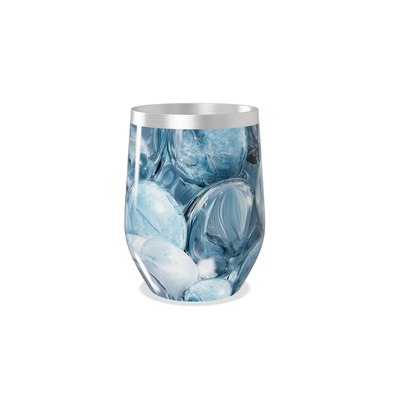 Copo Térmico Slim - Azul Marmorizado