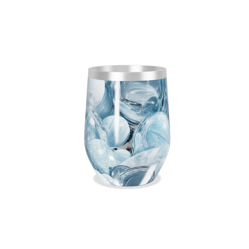 Copo Térmico Slim - Azul Marmorizado