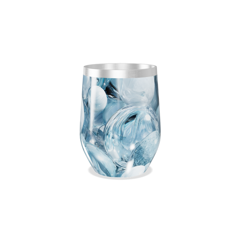 Copo Térmico Slim - Azul Marmorizado