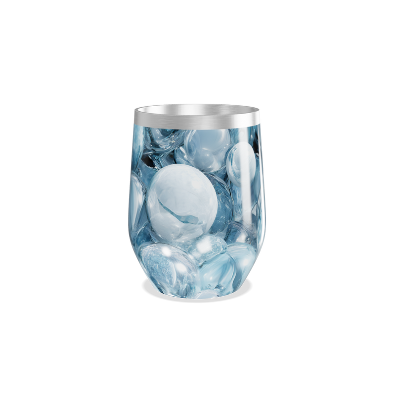 Copo Térmico Slim - Azul Marmorizado