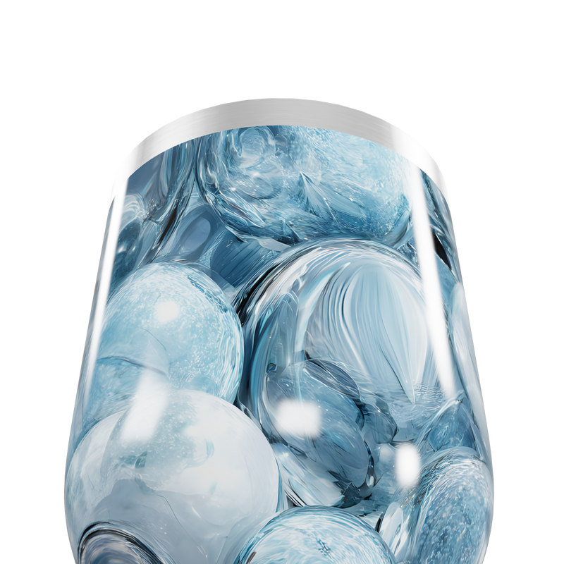 Copo Térmico Slim - Azul Marmorizado