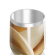 Copo Térmico Slim - Estampa Abstrata Bege