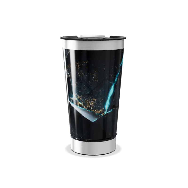 Copo Térmico - Estampa Mármore Azul