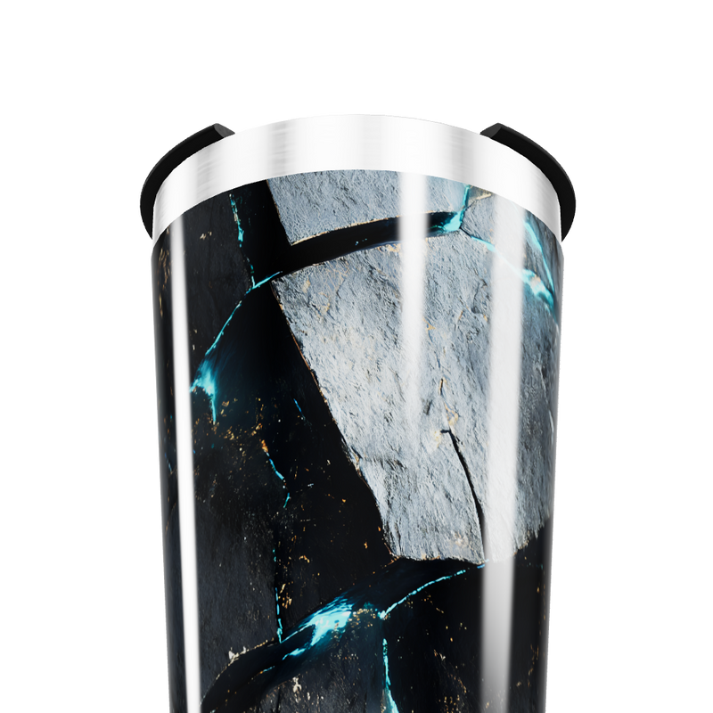 Copo Térmico - Estampa Mármore Azul