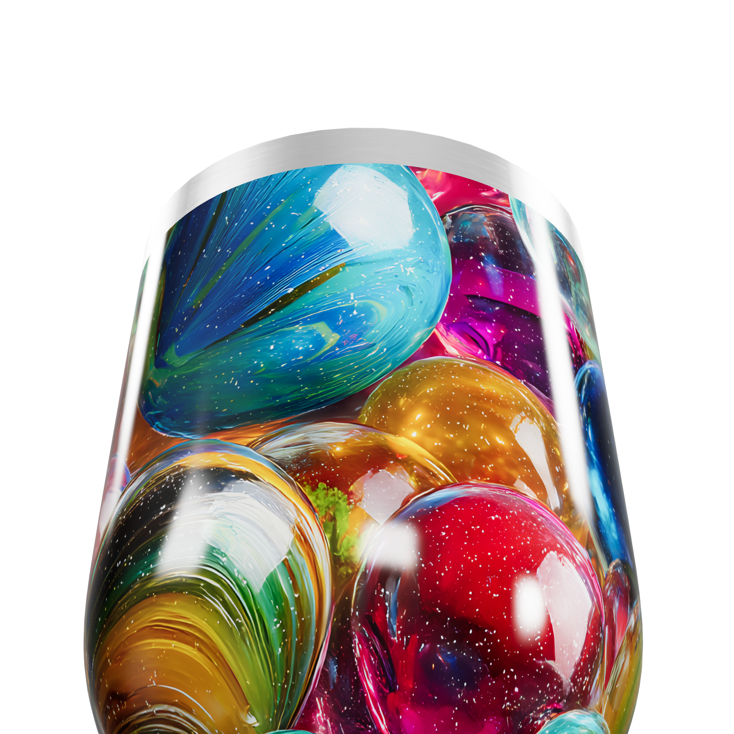 Copo Térmico Slim - Estampa Bolas Coloridas