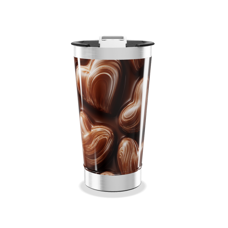 Copo Térmico - Coração Chocolate