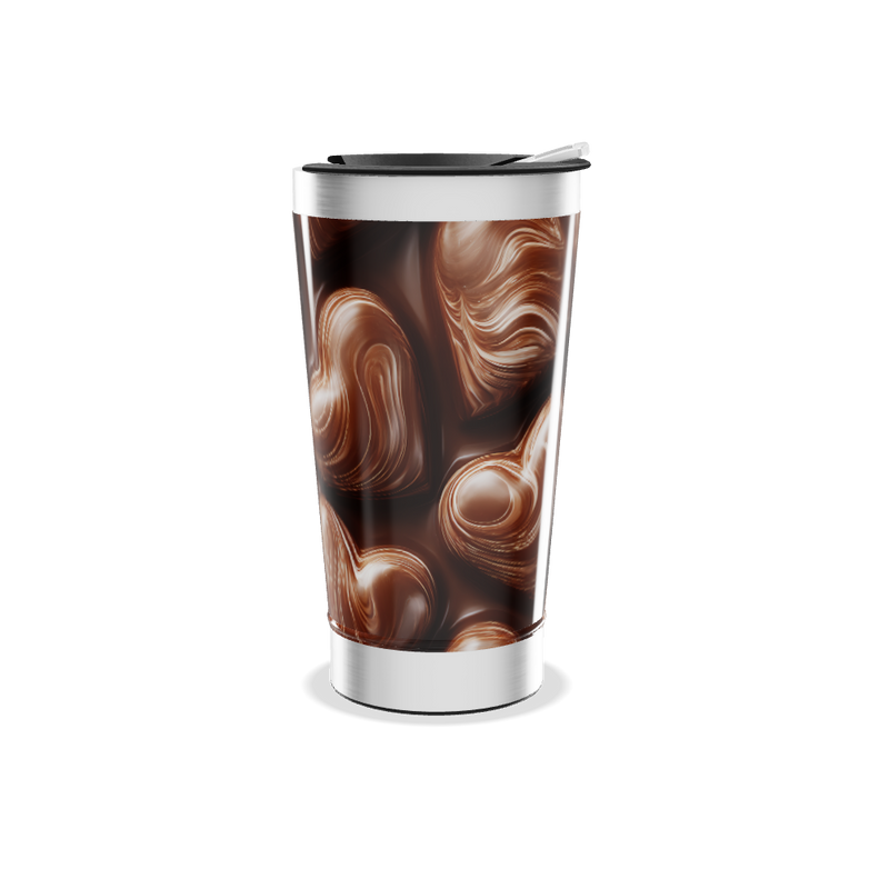 Copo Térmico - Coração Chocolate