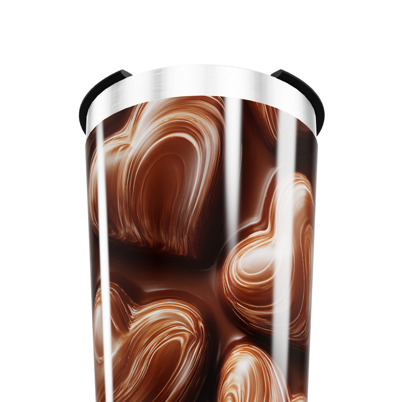 Copo Térmico - Coração Chocolate
