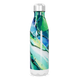 Garrafa Inox - Estampa Abstrata Verde Azul