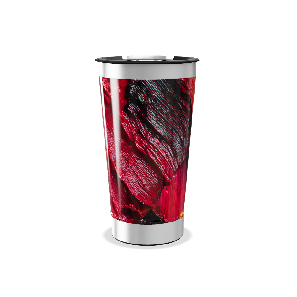 Copo Térmico - Estampa Abstrata Colorida