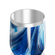 Copo Térmico Slim - Azul Marmorizado Inox