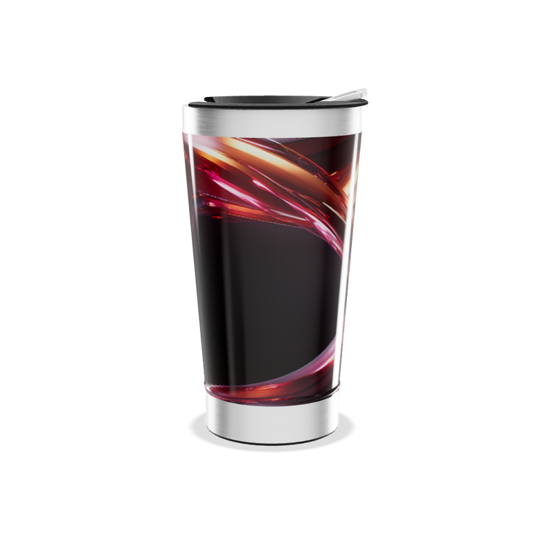 Copo Térmico - Estampa Abstrata Colorida