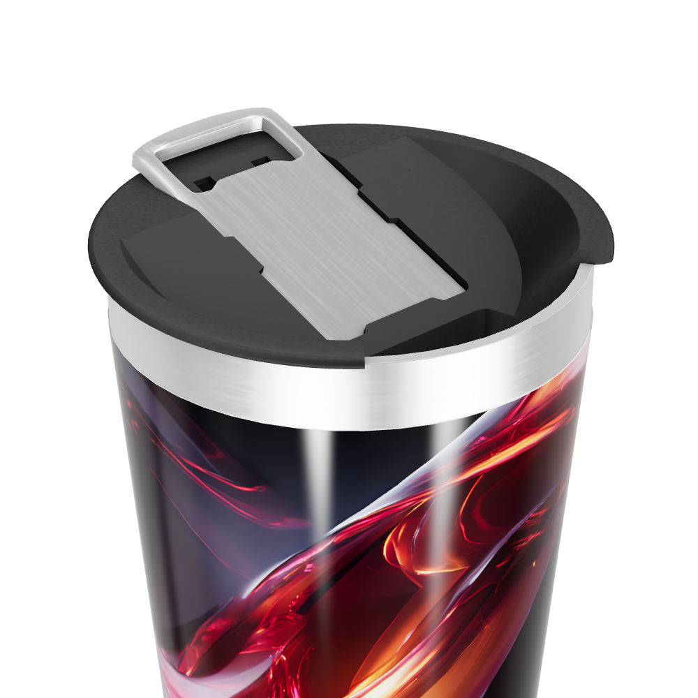 Copo Térmico - Estampa Abstrata Colorida