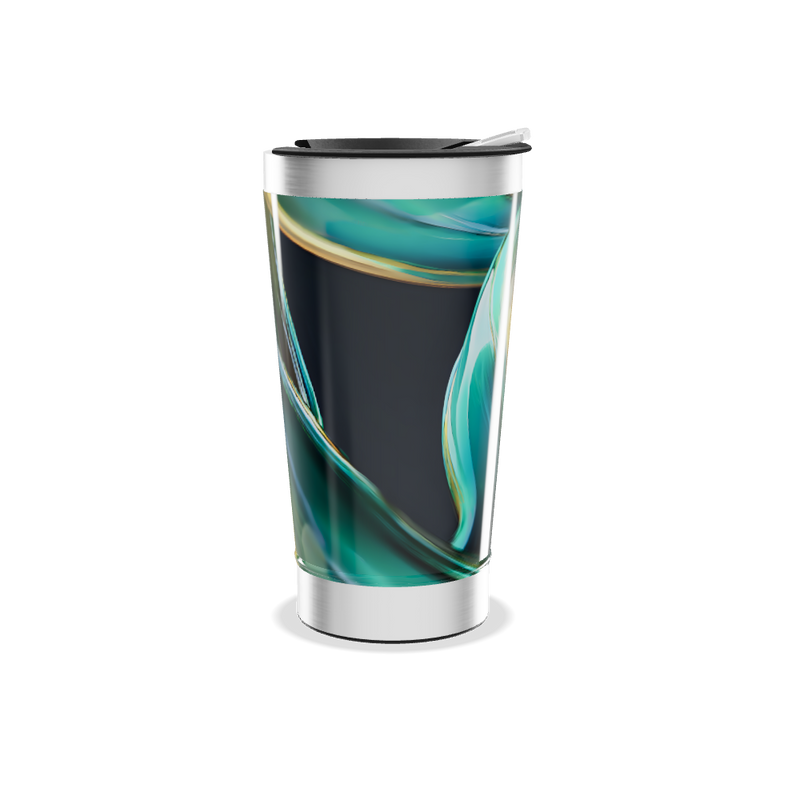 Copo Térmico - Estampa Colorida Abstrata