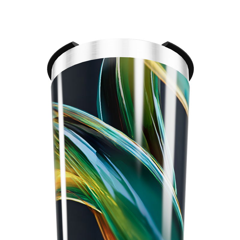 Copo Térmico - Estampa Colorida Abstrata