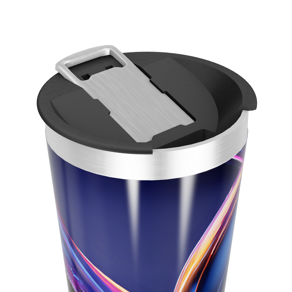 Copo Térmico - Design Abstrato Colorido