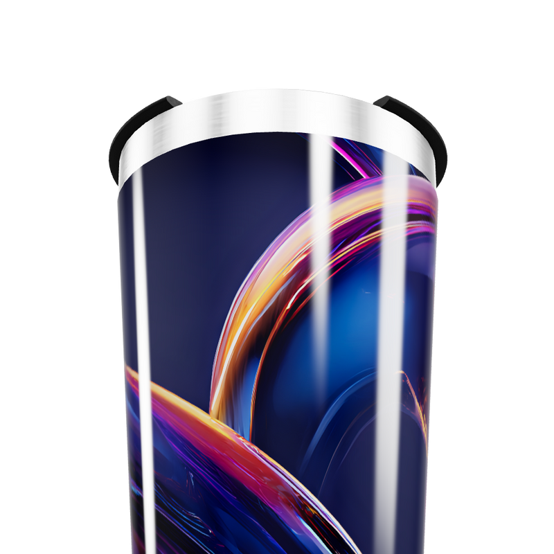 Copo Térmico - Design Abstrato Colorido