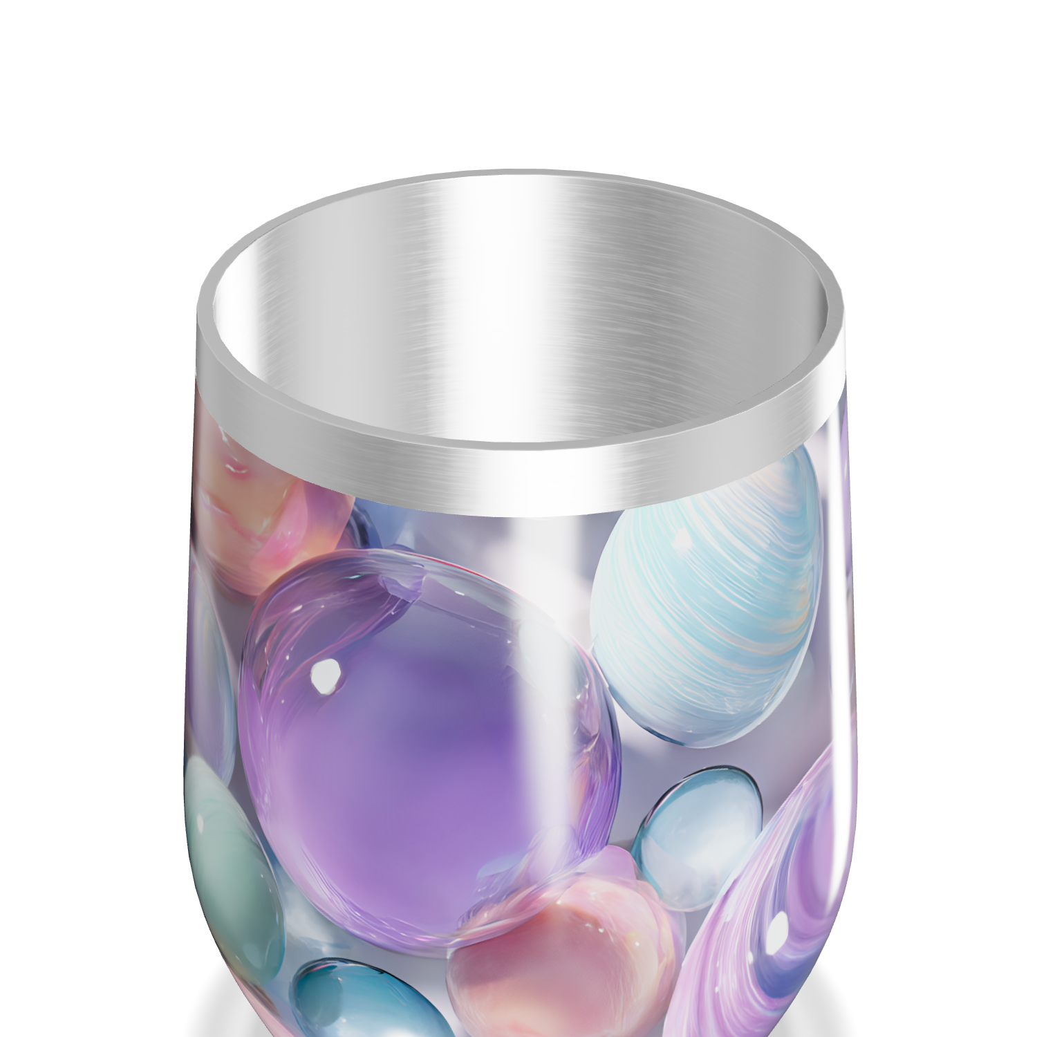 Copo Térmico Slim - Estampa Bolhas Coloridas