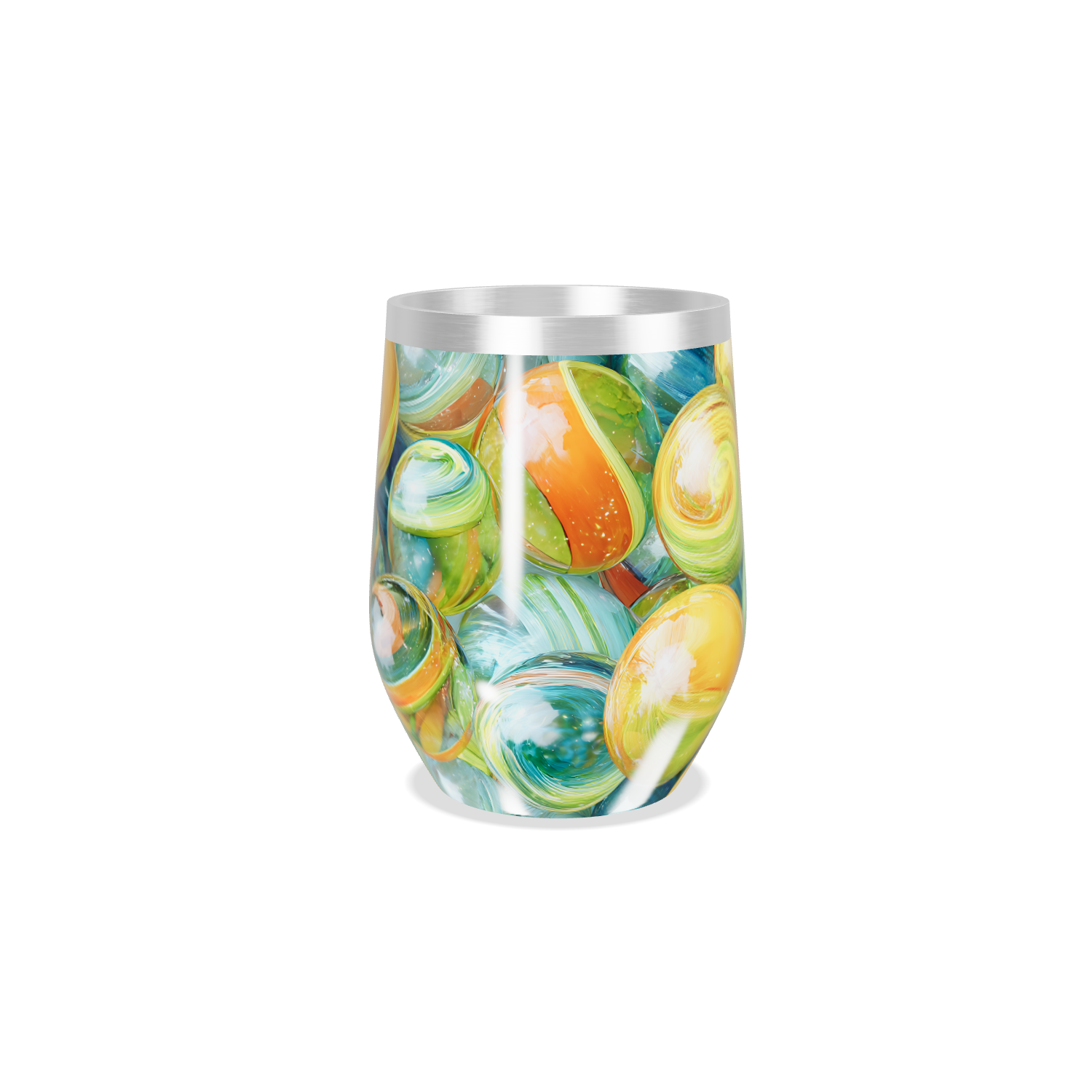 Copo Térmico Slim - Estampa Colorida Aço Inox