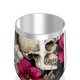 Copo Térmico Slim - Caveira Floral Colorido