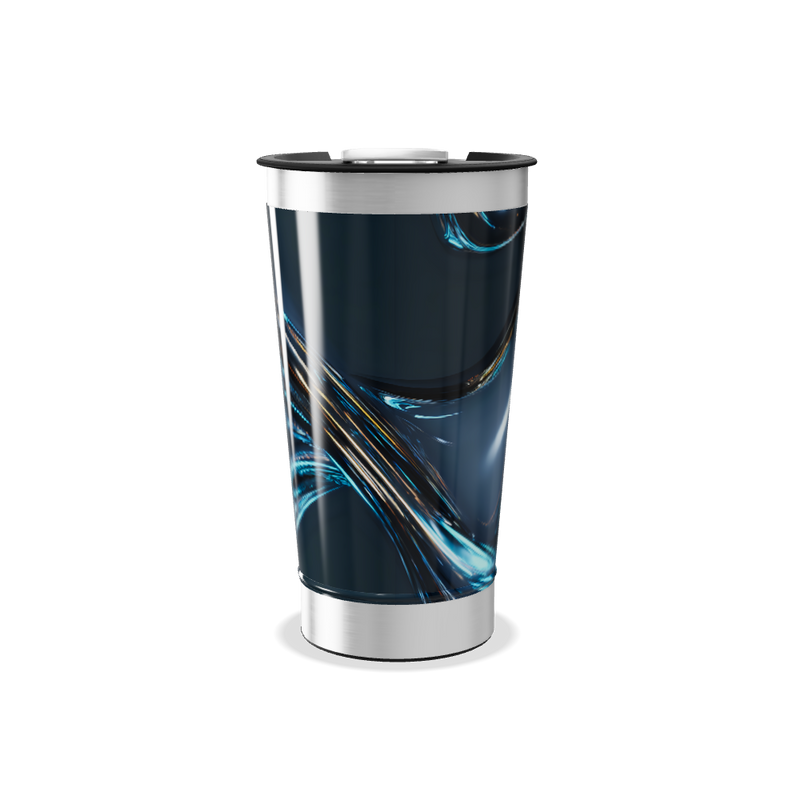 Copo Térmico - Design Azul Inox