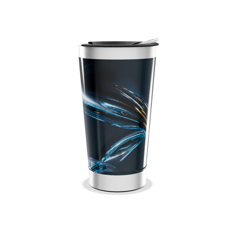 Copo Térmico - Design Azul Inox