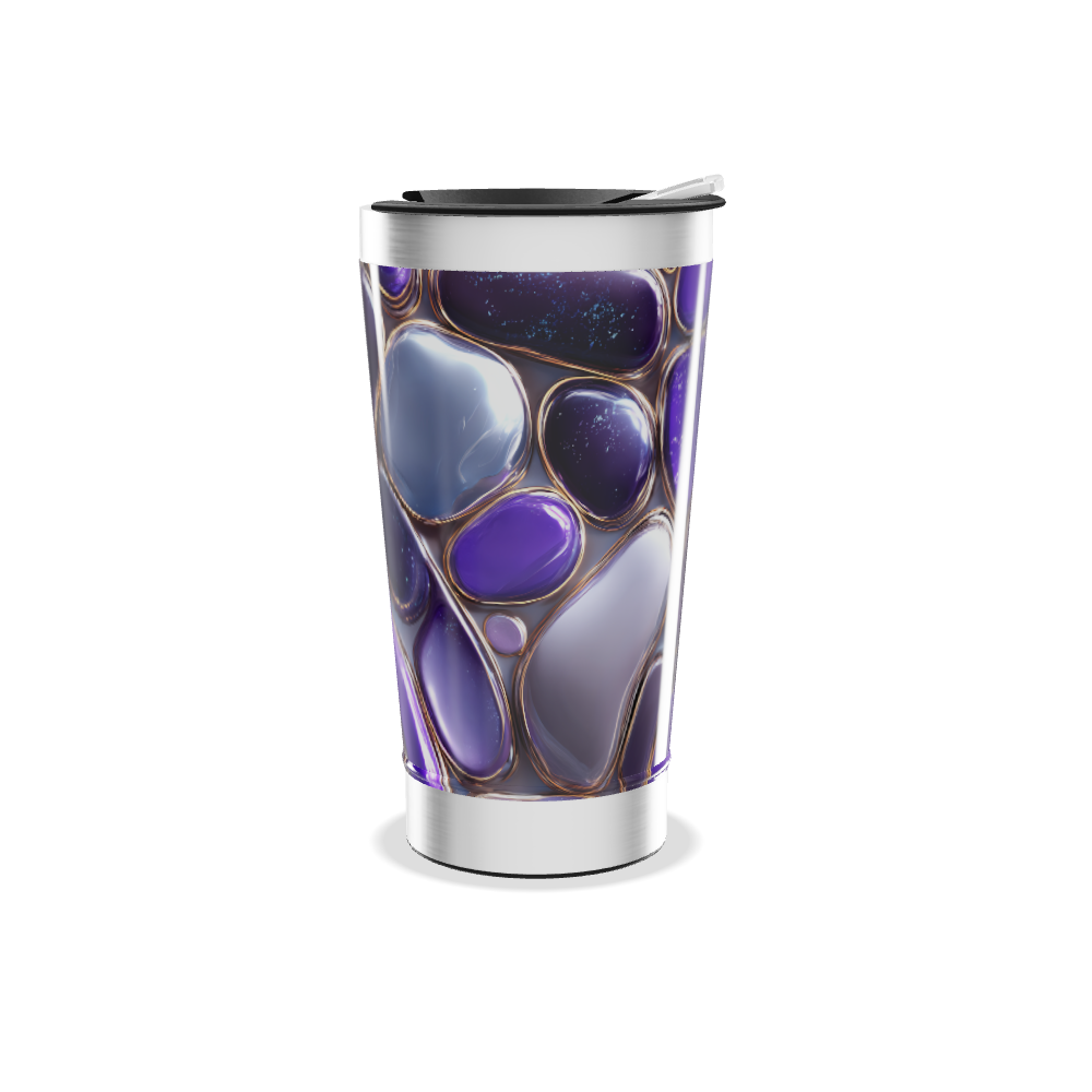 Copo Térmico - Roxo com Bolhas