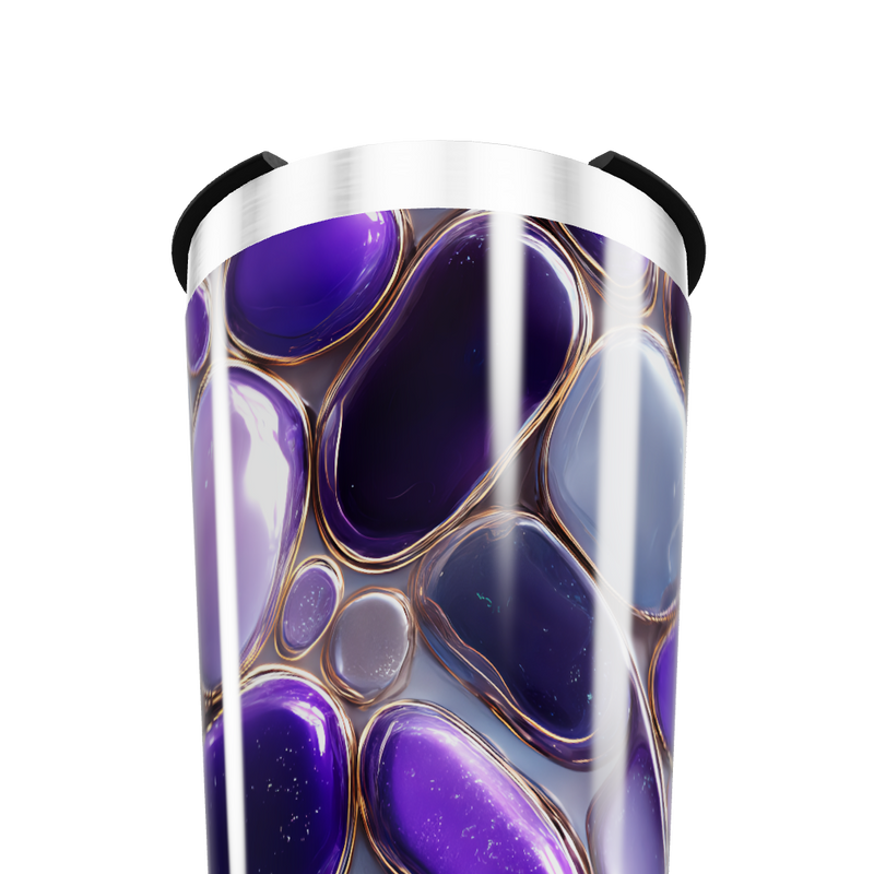 Copo Térmico - Roxo com Bolhas