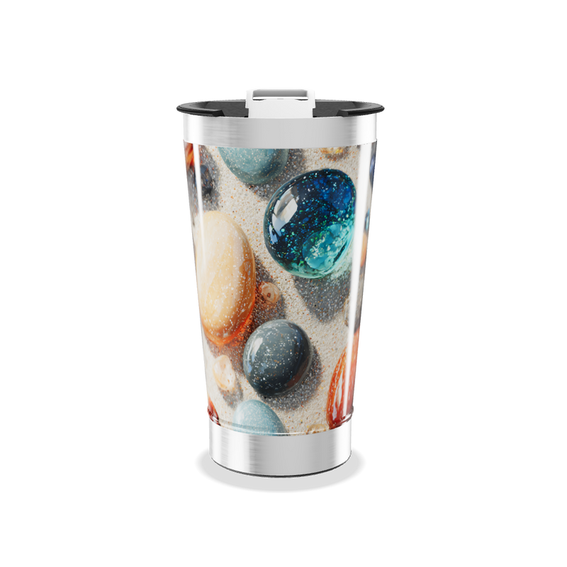 Copo Térmico - Estampa Pedras Coloridas