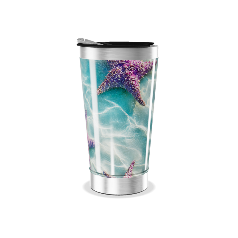 Copo Térmico - Estampa Marinha Azul