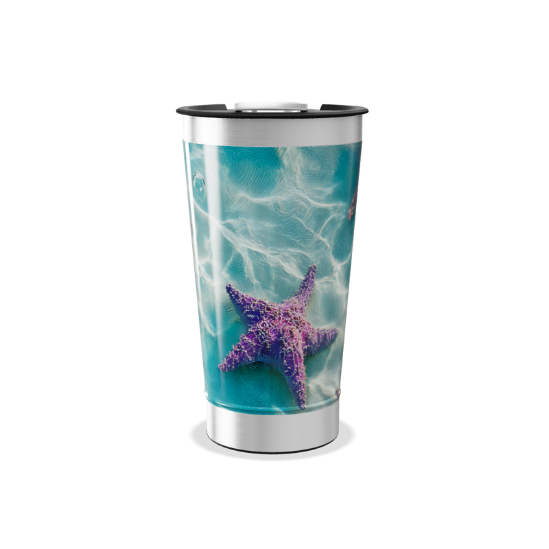 Copo Térmico - Estampa Marinha Azul