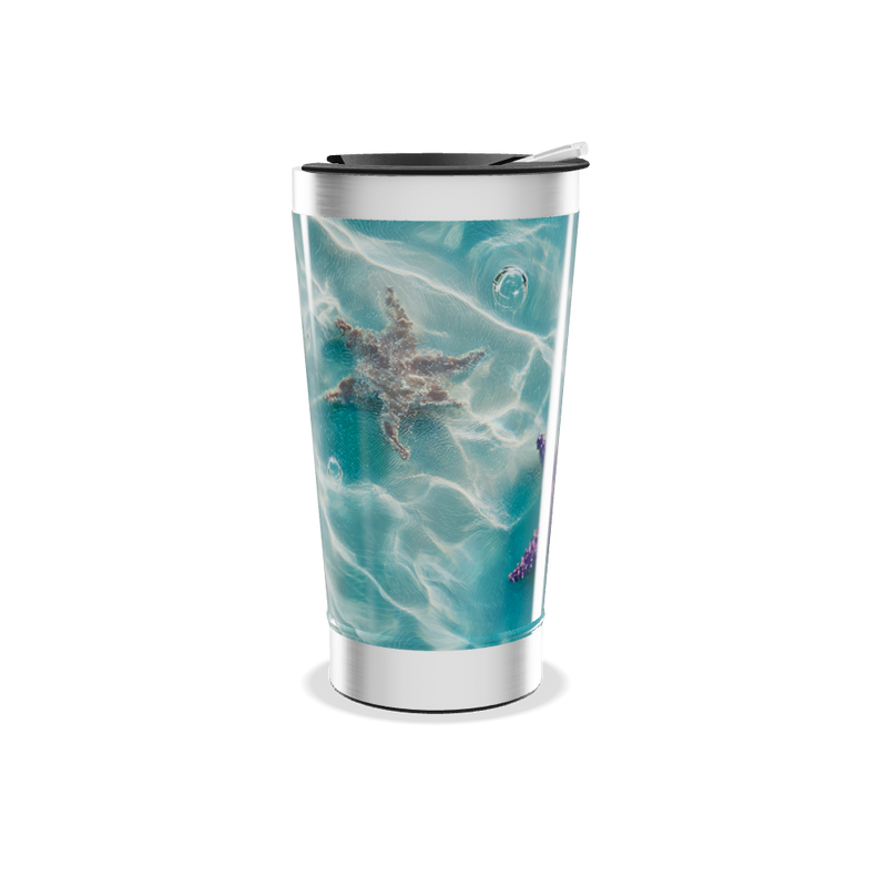 Copo Térmico - Estampa Marinha Azul