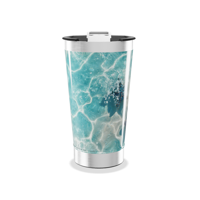 Copo Térmico - Estampa Oceano Azul
