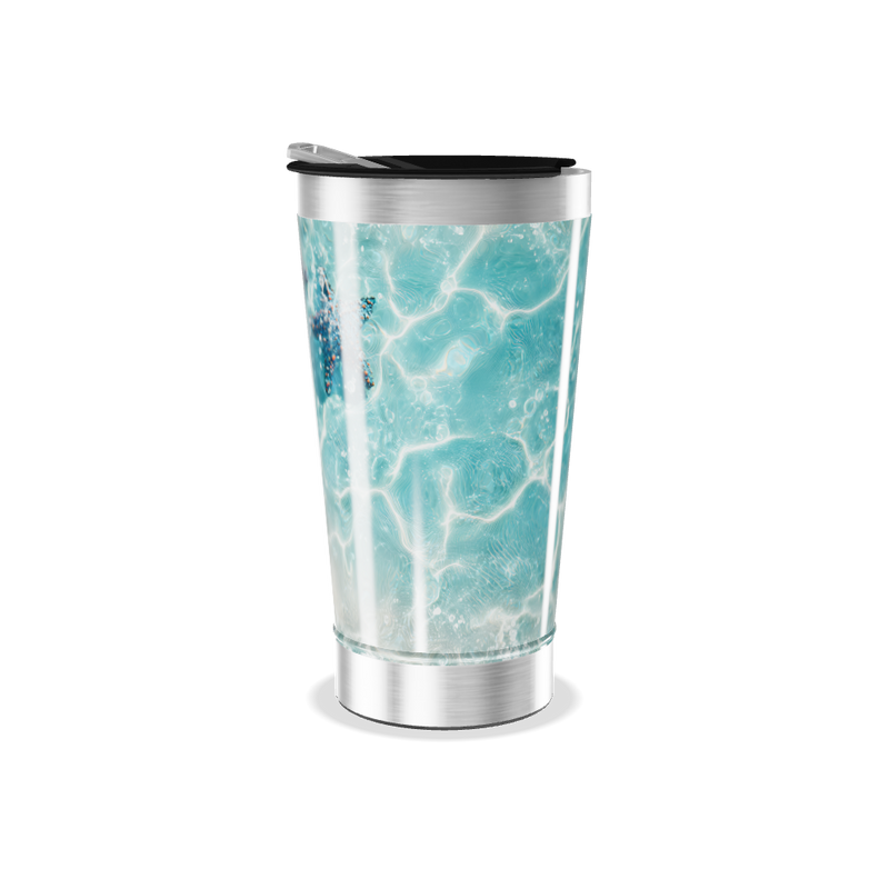 Copo Térmico - Estampa Oceano Azul