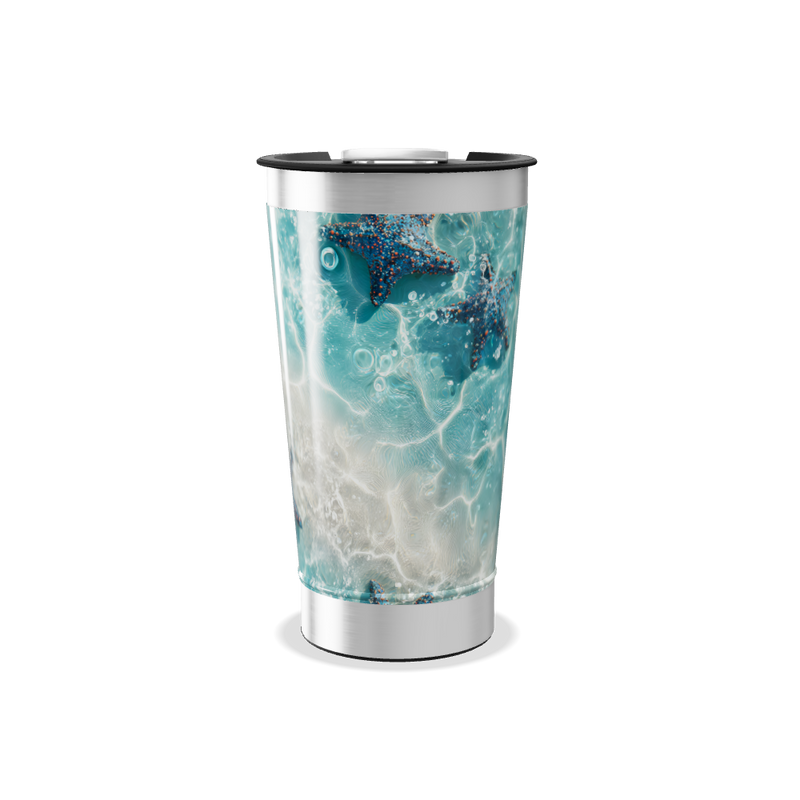 Copo Térmico - Estampa Oceano Azul