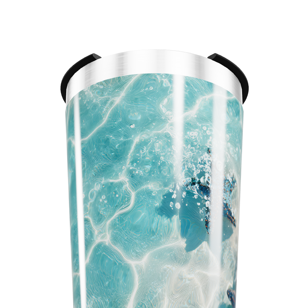 Copo Térmico - Estampa Oceano Azul