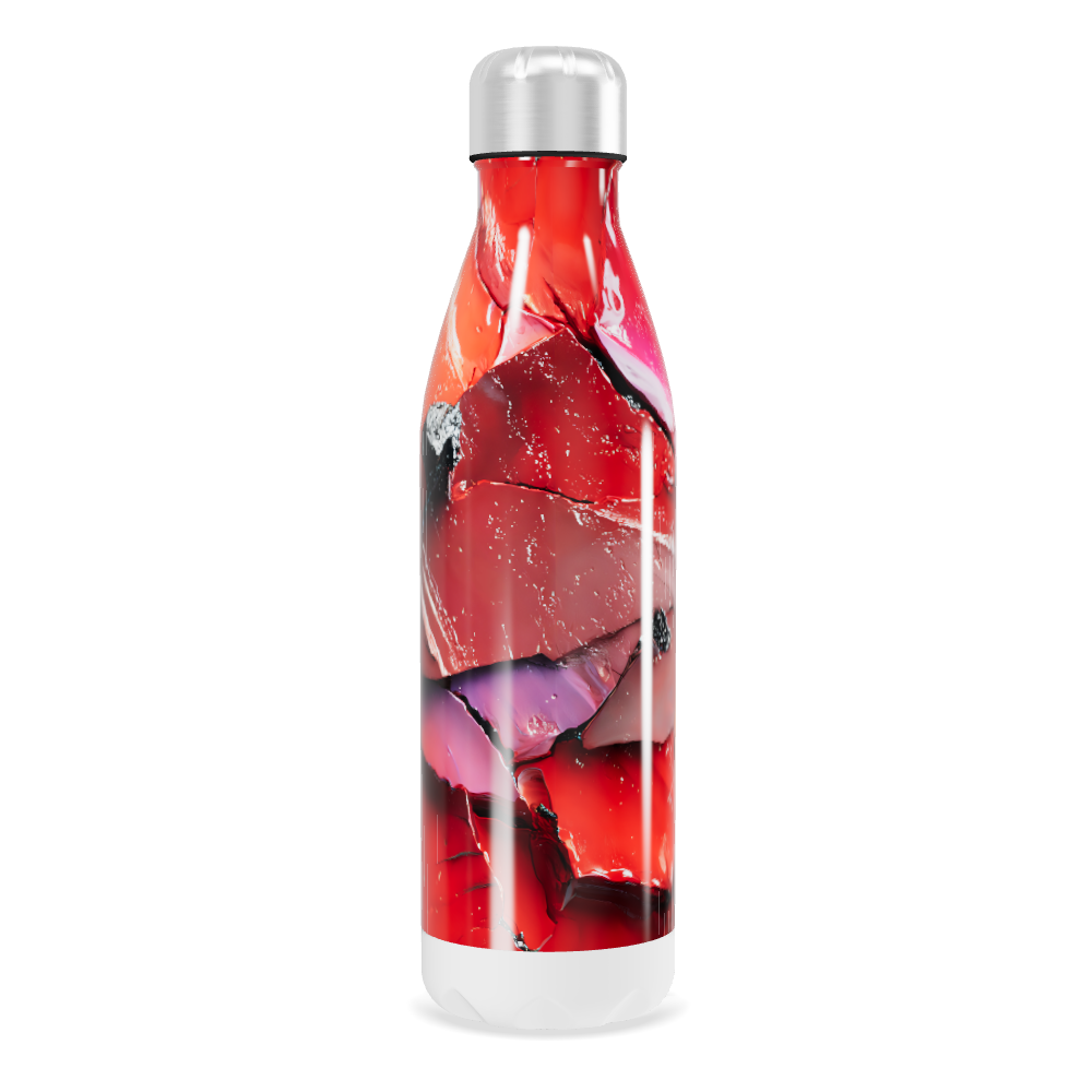 Garrafa Inox - Estampa Abstrata Colorida