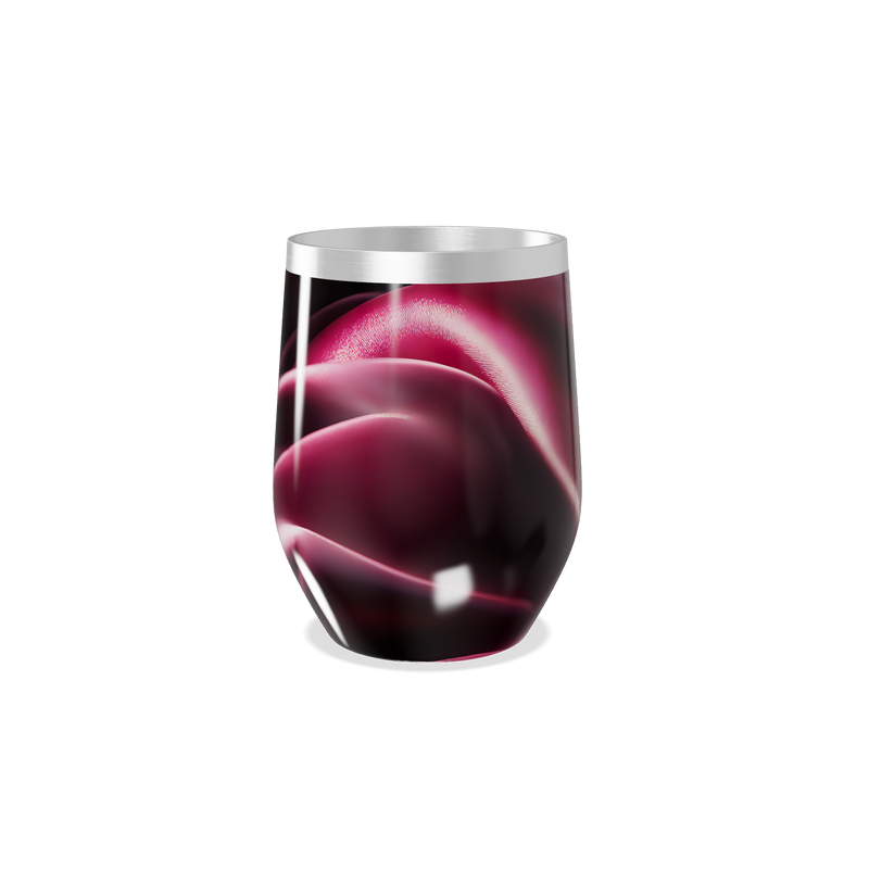 Copo Térmico Slim - Estampa Rosa Metálico