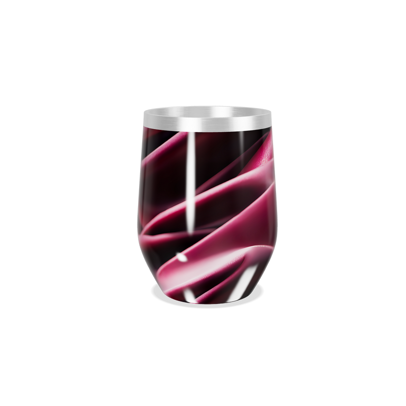 Copo Térmico Slim - Estampa Rosa Metálico