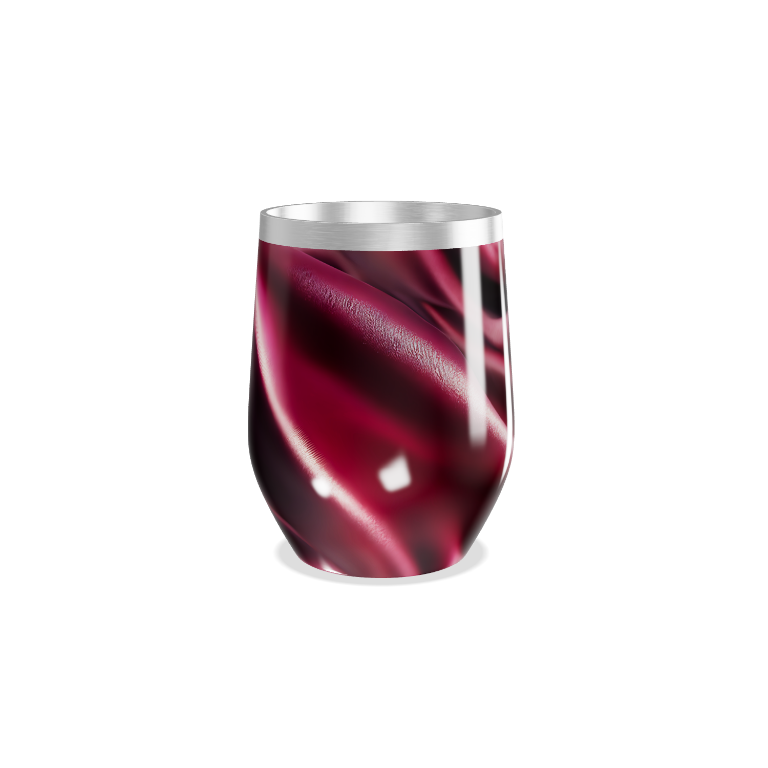 Copo Térmico Slim - Estampa Rosa Metálico