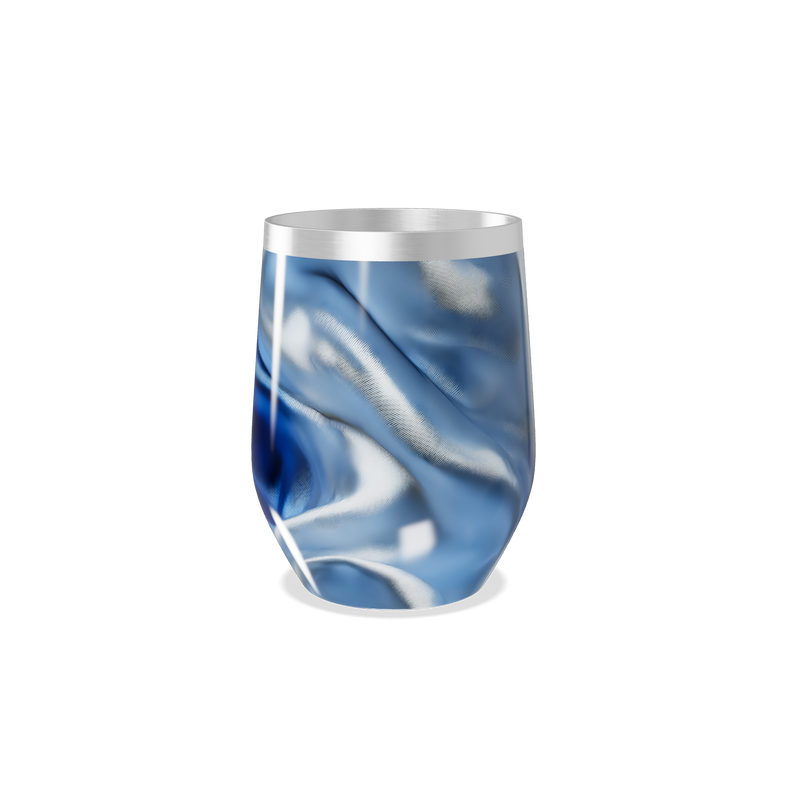 Copo Térmico Slim - Azul Marmorizado Inox