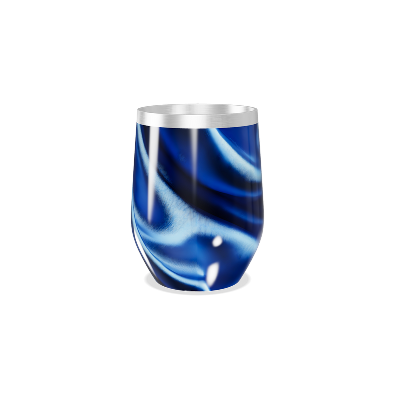 Copo Térmico Slim - Azul Marmorizado Inox