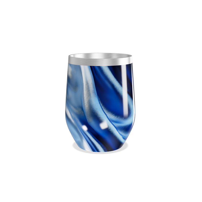 Copo Térmico Slim - Azul Marmorizado Inox