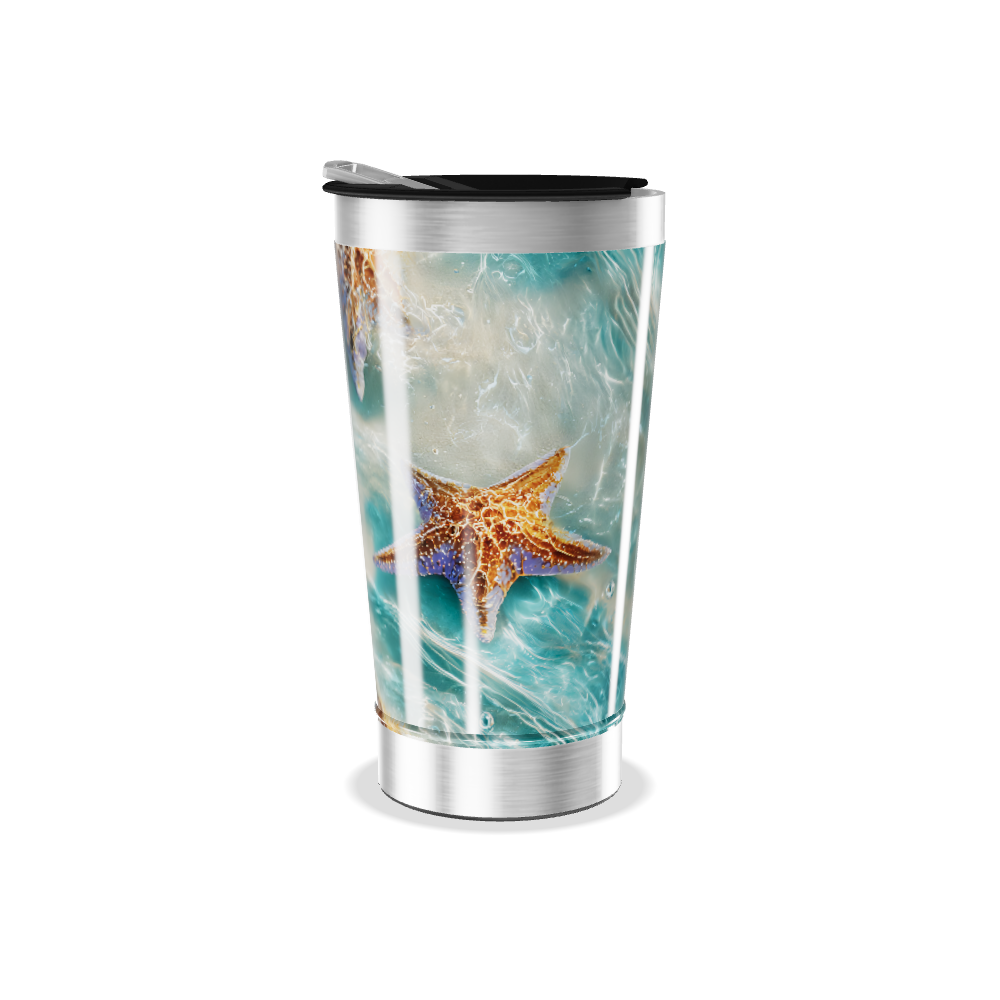 Copo Térmico - Azul Oceano Estampado