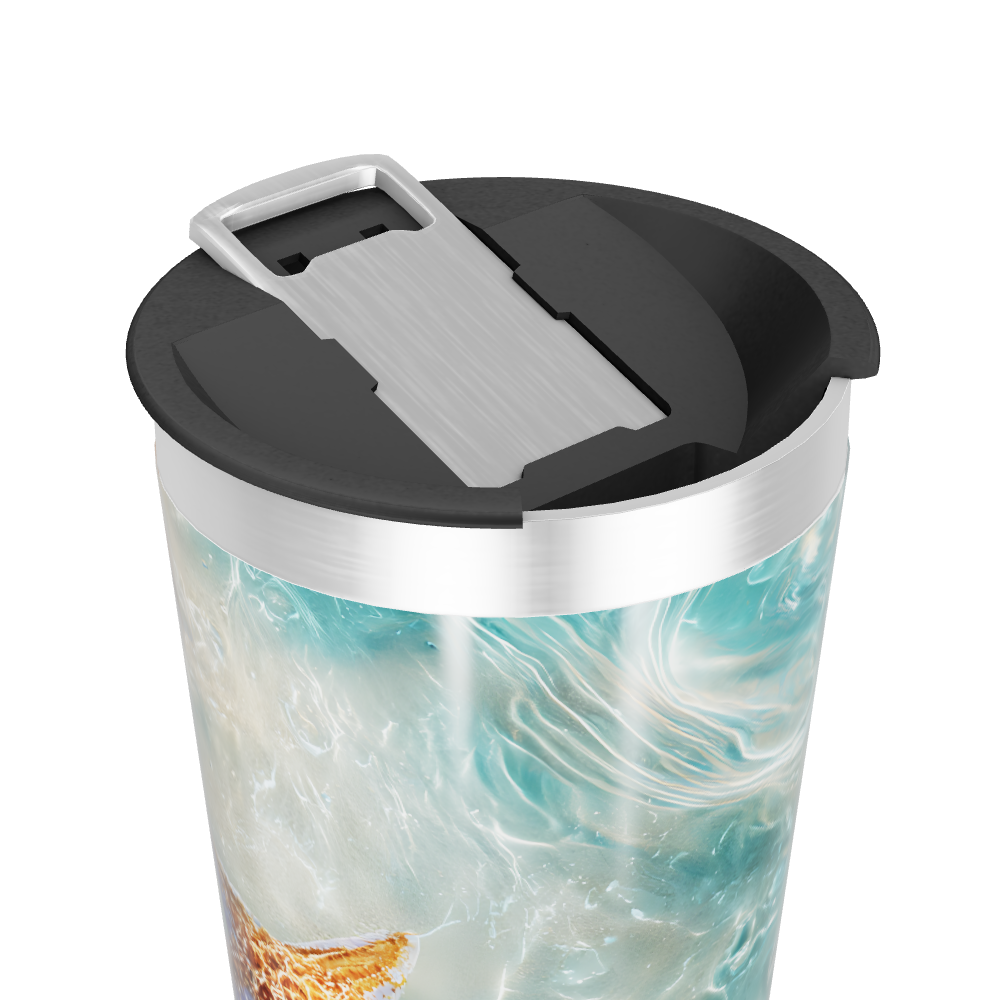 Copo Térmico - Azul Oceano Estampado