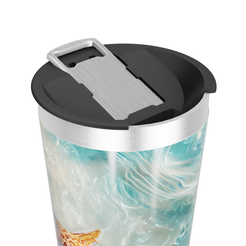 Copo Térmico - Azul Oceano Estampado