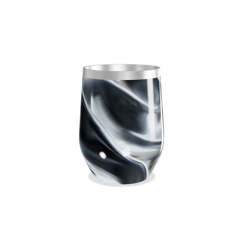 Copo Térmico Slim - Mármore Preto Inox