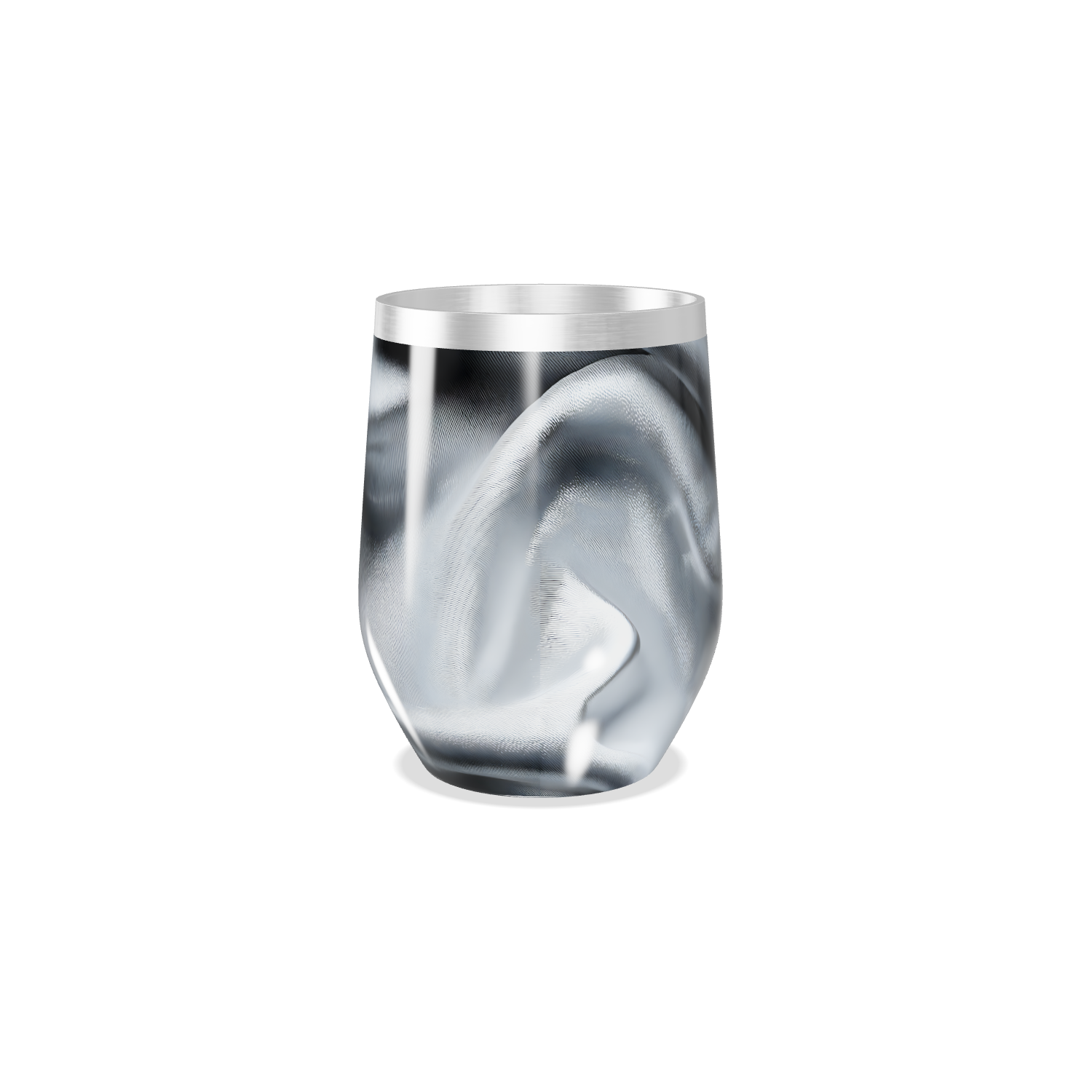 Copo Térmico Slim - Prata Metálico Aço Inox