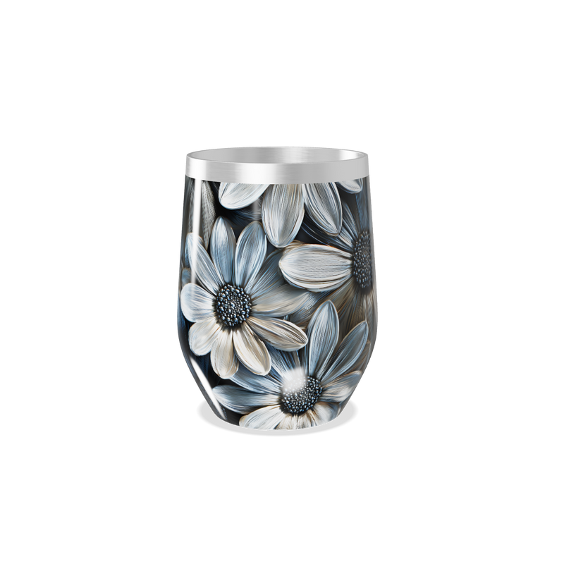 Copo Térmico Slim - Flores Aço Inox