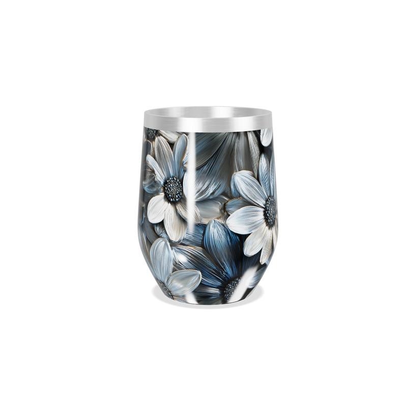 Copo Térmico Slim - Flores Aço Inox